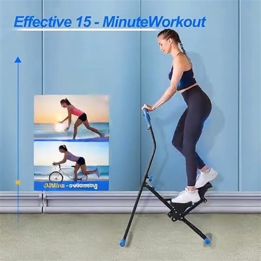 Get Fit at Home with Vertical Climber Stair Stepper! 🏋️‍♂️💪 Cardio & Strength Training #short