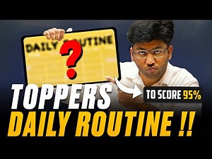 Toppers Daily Routine To Score 95% 🔥 | Class 10th | Shobhit Nirwan