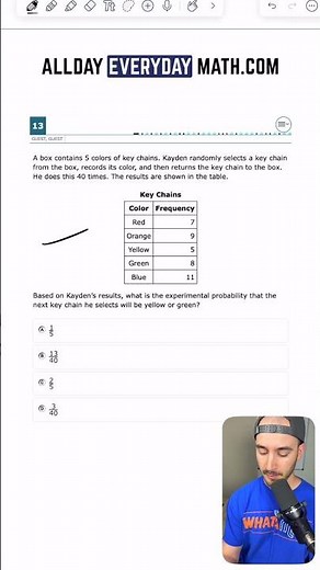 2025 7th Grade Math STAAR Test - Problem 13