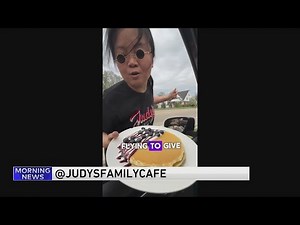Owner of Judy's Family Cafe in IL goes viral with pancake videos