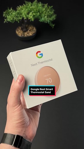Unboxing Google Nest Smart Thermostat Sand
