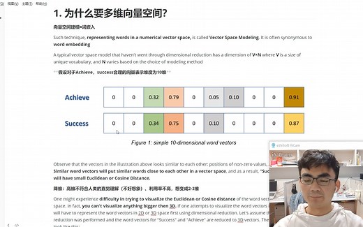 NLP基础-词嵌入-第三期-词嵌入中的维度选择|Understanding Multi-Dimensionality in Vector Space Model
