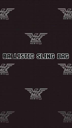 MCK Ballistic Sling Bag Got You Covered. The zipper pocket on the rear of the sling bag can accommodate a 10X12 Ballistic Plate! www.mckusa.com *NO FIREARMS SALES* | Micro Conversion Kit | Facebook