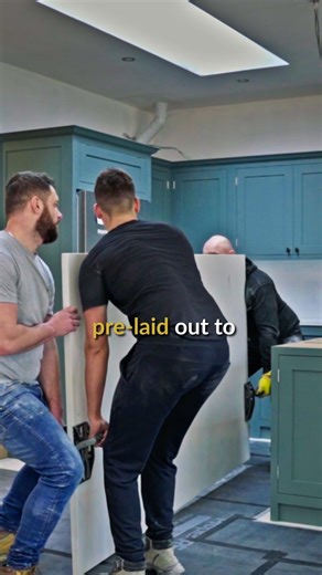 Before your worktops ever reach your kitchen, we dry-fit everything in the workshop. It’s how we check the joins, alignment, and overall fit - so installation day is smooth and the final result is exact. #JRStone #StoneWorktops #FabricationProcess #LondonKitchens #Craftsmanship | JR STONE