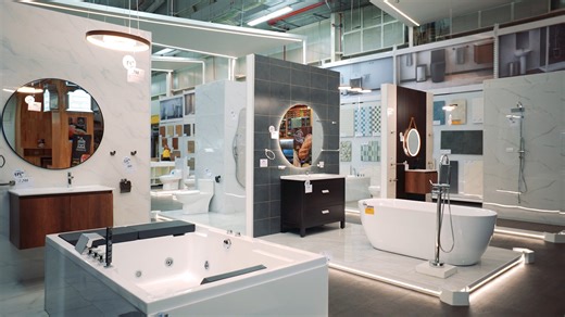 Nuevos showrooms de baños, pisos, muebles, exteriores, centro de color y drive thru en nuestra tienda de Portales, pensados en mejorar la atención de nuestros clientes. #SomosEPA #epanos #proyectosjuntos #construyendomejoreshogares | EPA Guatemala