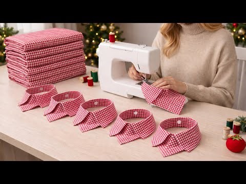 Shirt Collar Sewing Tutorial |How to Sew a ShirtCollar Step by Step |Professional Tailoring