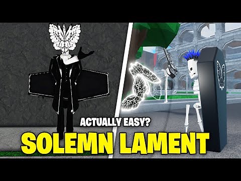NO SUFFERING? | i UNLOCKED the Solemn Lament in Heaven Stand Roblox
