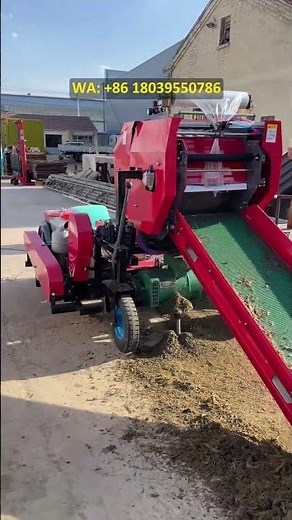 Model 50 Round Fully Automatic Silage Baling & Wrapping Machine | Hay Baler Wrapper 2026