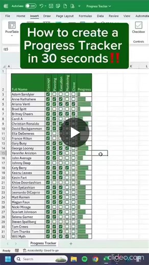 #exceltips #productivity #projectmanagement #progresstracker #datavisualization #careergrowth #excelmagic #worksmarter | Pallavi A. Singh | 34 comments