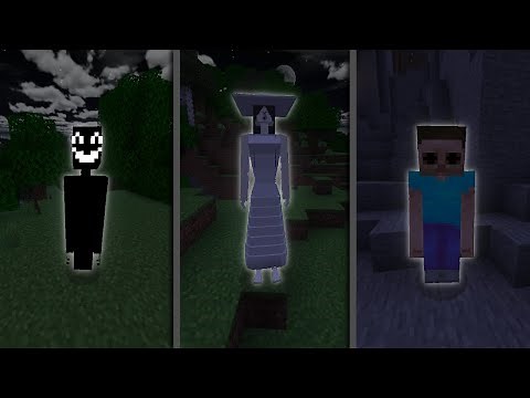 10 TERROR MODS for MINECRAFT BEDROCK / PE
