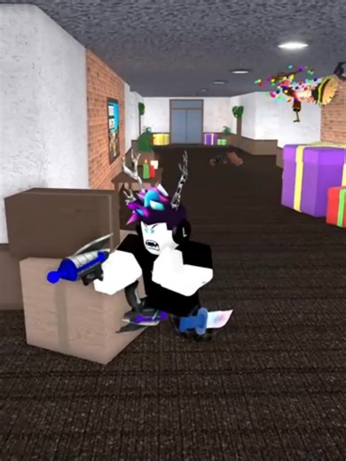 did you guys see the shot? #mm2funny #murdermystery2 #mm2 #viral #roblox