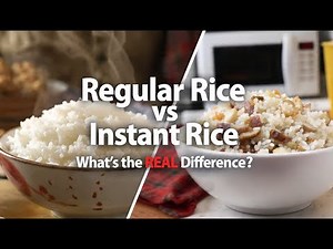 Regular Rice vs Instant Rice: What’s the Real Difference?