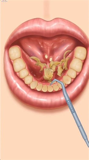 Insanely Satisfying ASMR Teeth Cleaning Animation 😱🦷 #asmr #animation