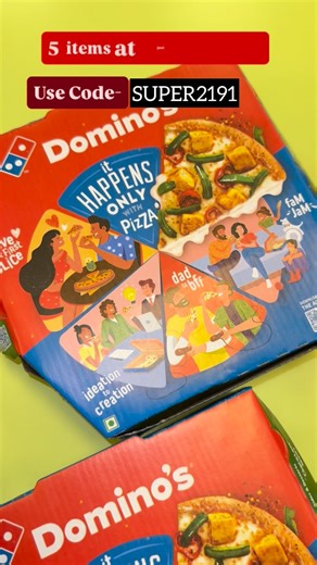 Trupti Poojary on Instagram: "“Your dinner plans just got a glow-up 🍕💅” #ad Domino’s new user magic is live: 💥 FREE2191– Garlic bread worth ₹104 FREE on ₹199 💥 YUM2191– ₹120 off on ₹299 💥 BITE2191– ₹100 off on ₹249 🔥 SNAC2191– 33% off up to ₹200 (min ₹399) (First 2 orders) 🔥 MELT2191– 33% off up to ₹300 (min ₹499) (First 2 orders) 🔥 SUPER2191 — 110 off on MOV 249 🚚 Free delivery because you deserve it! Tap link in bio and call it self-care with extra cheese 🧀 #DominosIndia #PizzaHackAl