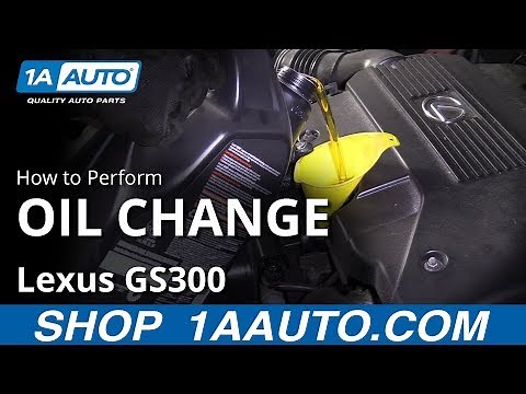 How to Change Engine Oil 98-05 Lexus GS300