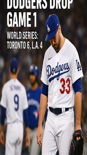 World Series Upset: Dodgers Stumble Against Toronto in Game 1