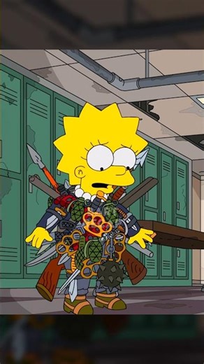 Lisa competes for water!? #simpsons