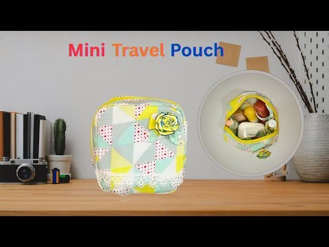 DIY Mini Storage Bag|| Mini Travel Pouch