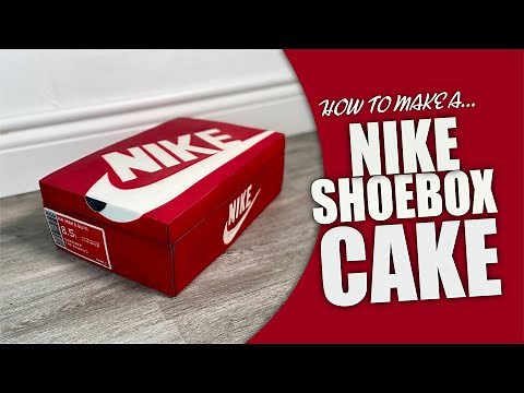How to Make a Nike Shoebox CAKE