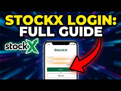 How to login to StockX - Full Guide
