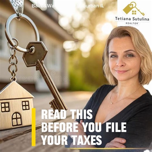 READ THIS BEFORE YOU FILE TAXES #HomeBuyers #TaxSeason #рієлторчикаго #RealEstateTips #MortgageTips
