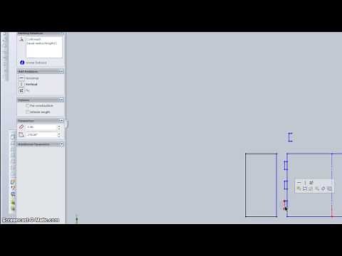 collinear and equal lines in SolidWorks