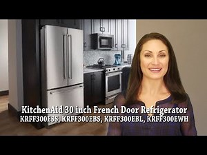 KitchenAid 30 inch French Door Refrigerator KRFF300ESS