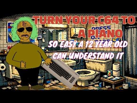 Turning a Commodore 64 Into a Piano 🎹