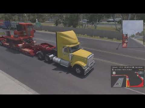 Oversized Rail Equipment Delivery 🚆 | American Truck Simulator Heavy Transport #ATS #gaming