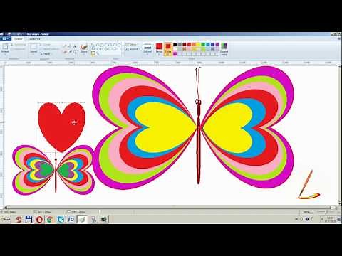 How to Draw in Ms Paint | drawing in paint in computer | paint in computer