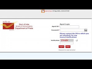 Post Office Agent Software - Sept 2021 Update - Captcha Verification Code - DOP Agent Software App
