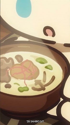 Watch Cinnamoroll have the perfect cozy winter day! 🍲☁️ #Cinnamoroll #Sanrio