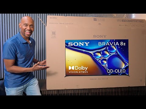 Sony Bravia 8 ii QD-OLED Unboxing , Gaming And Setup