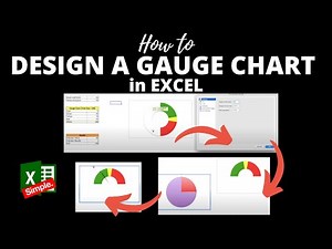 Gauge Chart hack for Excel Dashboards - Step by Step Gaug...