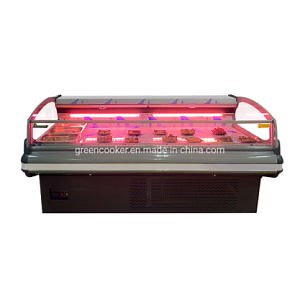 [Hot Item] Commercial Butchery Shop Meat Freezer Fresh Meat Display Fridge with Compressor