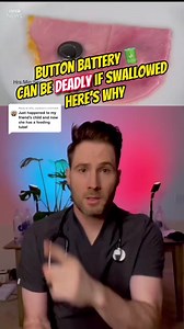 2.6K views · 28 reactions | swallowed button battery can be deadly and burn your esophagus #emergencymedicine #firsttimemom #firsttimeparent #doctor | Jonh Andrew | Facebook
