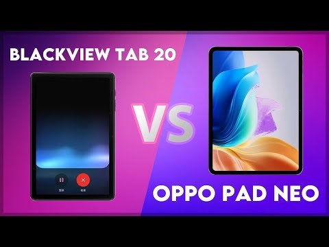 Blackview Tab 20 vs Oppo Pad Neo Comparison