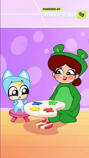 Color Mixing Game 🌈 What Color Is This? Funny Cartoon for Kids #colors