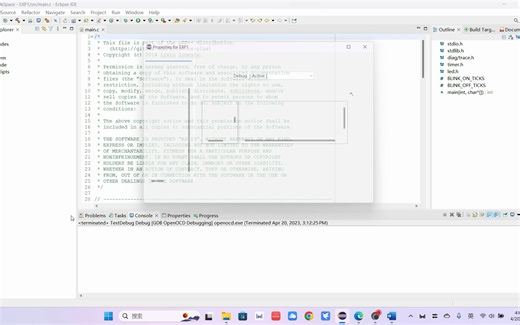 Eclipse嵌入式技术实验一STM32在FreeRTOS系统下的简单IO口使用