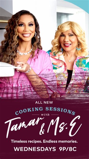 44 reactions | Timeless recipes. Endless memories.  Cooking Sessions with Tamar & Ms. E airs WEDNESDAYS at 9p/8c on CLEO TV! Tune in!  | My CLEOTV | Facebook