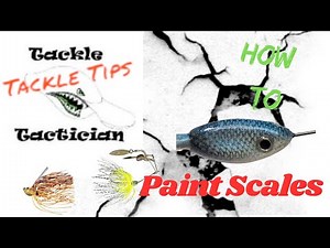 How to paint scales on lures