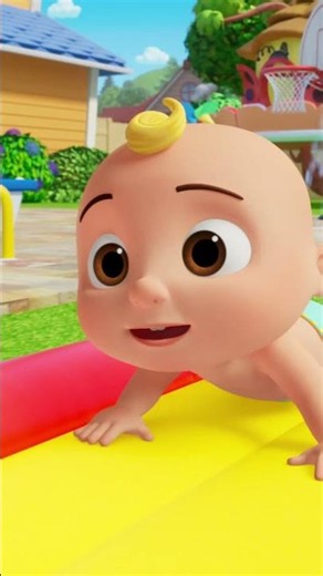 Sun's Out, Slip 'N' Slide Is Out! ☀️ CoComelon Summer Challenges #kids #shorts