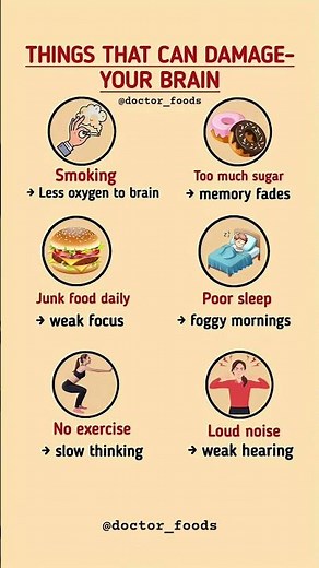 Things That Can Damage Your Brain | Daily Habits That Harm Brain Health #usa #uk #healthtips