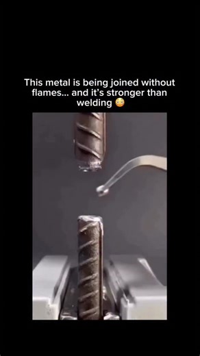Clip Central on Instagram: "You’re watching a process called friction welding. Instead of fire or filler material, engineers use extreme rotational force and pressure to fuse two pieces of metal together. As one piece spins at high speed, friction generates intense heat at the contact point. The metal softens, bonds at the molecular level, and forms a joint that’s often stronger than traditional welding — with no sparks, flames, or melting pools. This method is commonly used in aerospace, automo