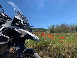 Motorradtour von Spanien nach Deutschland auf BMW Reiseenduro on- u. offroad durch Pyrenäen u. Alpen