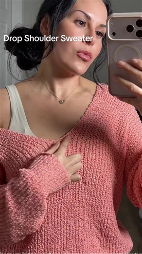 Soft, lightweight knit with a relaxed off-shoulder vibe. Easy spring/fall throw-on that feels comfy, not stiff. Tap the orange shopping cart. #sweater #offshoulder #top #womensfashion #knitsweater