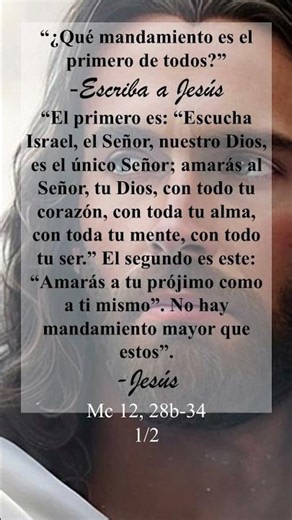 Evangelio de hoy 7 6 26, "El Primer Mandamiento de Todos"
