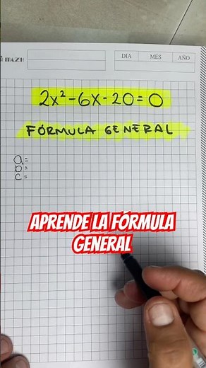 Learn the general formula