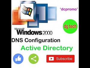 How to #configure 'DNS' in windows 2000 server | Active Directory 🔥| dgtech l Practical Video