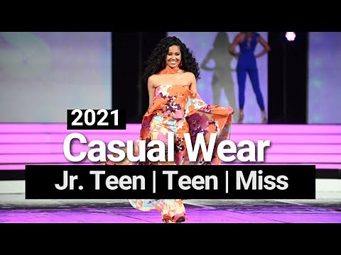 USA National Miss 2021 | Full Show | Jr. Teen, Teen & Miss Casual Wear Competition